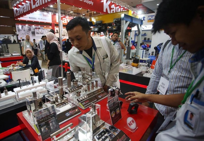 2026年印尼雅加达工业机械制造展览会Manufacturing Indonesia展馆现场，专业观众参观实况