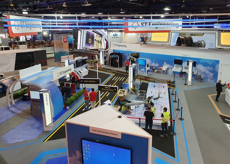 2028年新加坡航空展览会Singapore Air Show展馆现场，专业观众参观实况