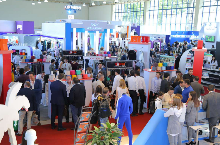 2027年乌兹别克斯坦纺织服装面料展览会TextileExpo Uzbekistan展馆内部展台环境实拍