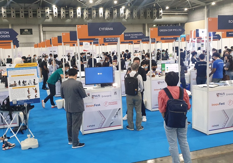 2027年新加坡科技展-新加坡人工智能峰会ATxSGAsia Tech x Singapore展馆现场,专业观众参观实况