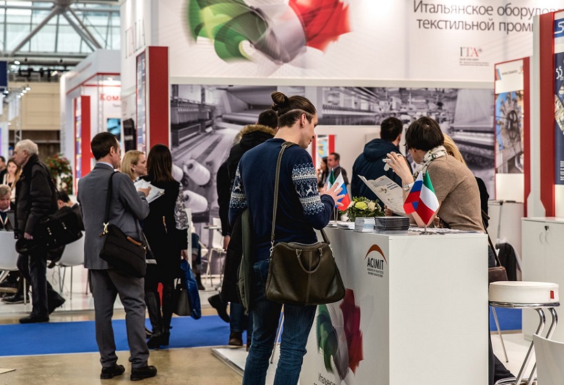 2027年俄罗斯莫斯科无纺布及非织造展览会 Techtextil Russia行业机械设备展品展台实拍