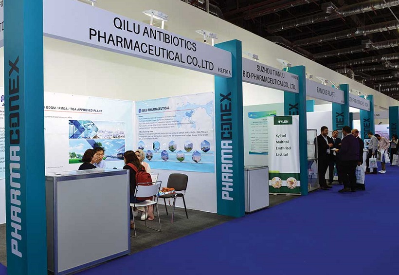 2027年埃及开罗制药原料展览会Pharmaconex行业机械设备展品展台实拍