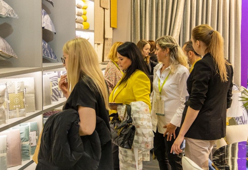 2027年俄罗斯莫斯科家纺展览会Hometextile & Design展馆现场，专业观众参观实况