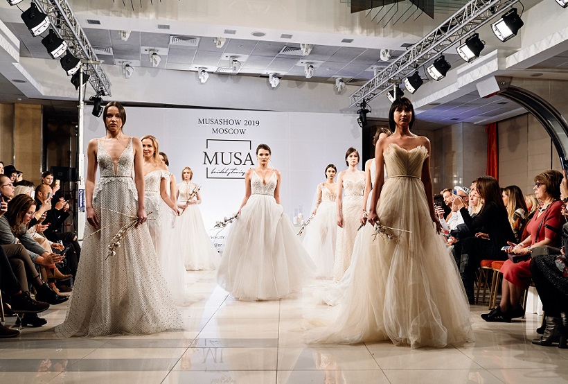 2027年俄罗斯莫斯科婚纱展览会WEDDING FASHION展馆内部展台环境实拍