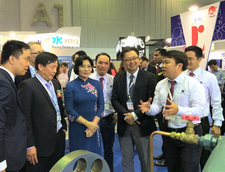 2026年越南胡志明水处理展览会VIETWATER参展商与海外采购商展台洽谈现场