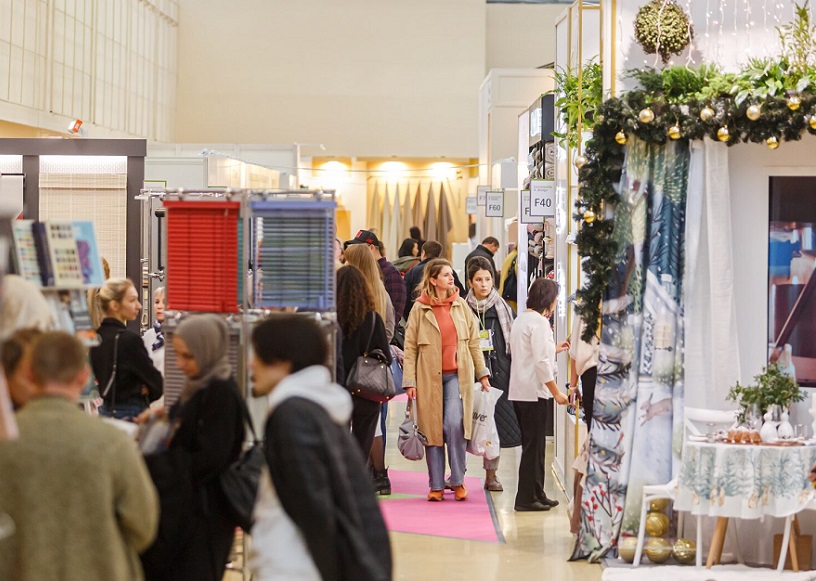 2027年俄罗斯莫斯科家纺展览会Hometextile & Design展馆内部展台环境实拍