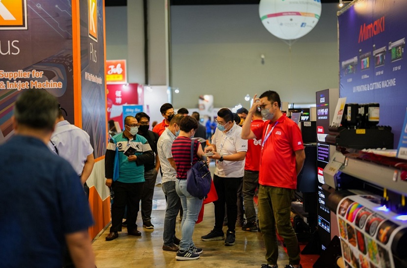 2027年马来西亚广告标识展览会SIGN Malaysia行业机械设备展品展台实拍