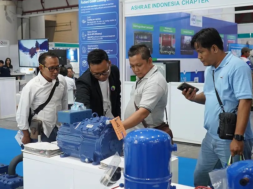 2027年印尼雅加达暖通制冷、空调展览会Refrigeration & HVAC Indonesia展馆内部展台环境实拍