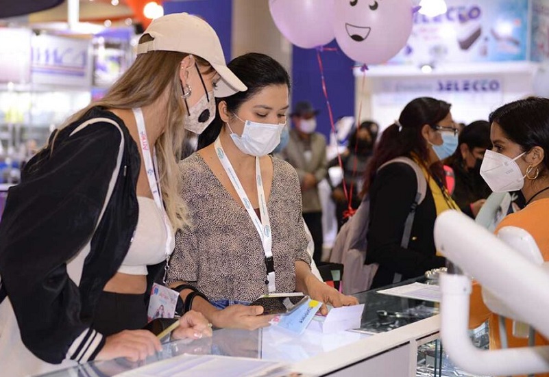 2026年墨西哥口腔牙科展览会Amic Dental展馆内部展台环境实拍