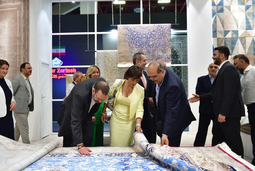 2025年中东迪拜地铺、地板展览会Domotex Middle East展馆内部展台环境实拍
