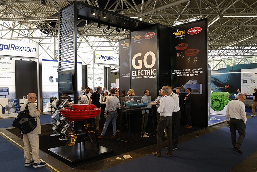 2026年美国电动及混合动力船舶游艇展览会Electric & Hybrid Marine Expo North America展馆内部展台环境实拍