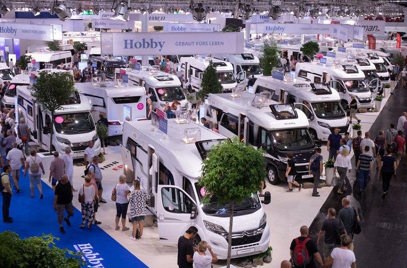 2026年德国不莱梅房车展览会Caravan Bremen展馆内部展台环境实拍