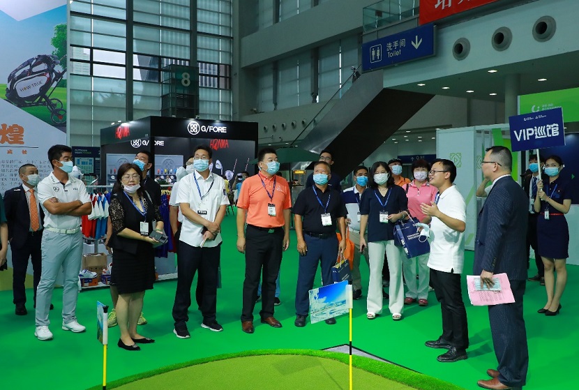 2027年深圳国际高尔夫博览会CGSP展馆内部展台环境实拍