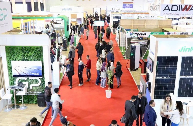 2027年摩洛哥太阳能展览会Solaire Expo Maroc展馆内部展台环境实拍