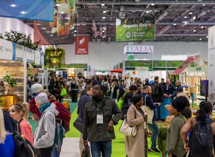 2026年英国伦敦天然有机产品展览会Natural & Organic Products Expo展馆现场,专业观众参观实况