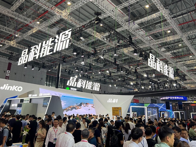 2027年上海太阳能光伏展览会SNECSNEC PV POWER EXPO展馆内部展台环境实拍