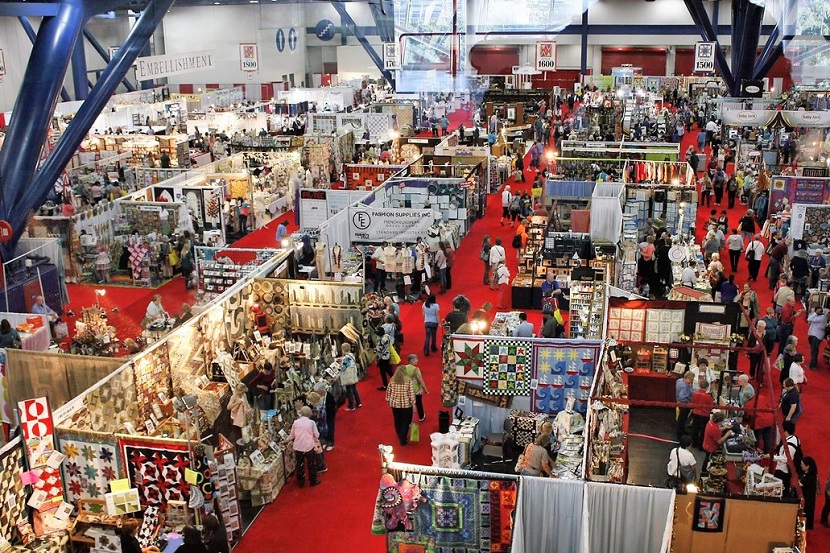 2026年美国休斯敦缝制品展览会Quilt Festival Houston行业机械设备展品展台实拍