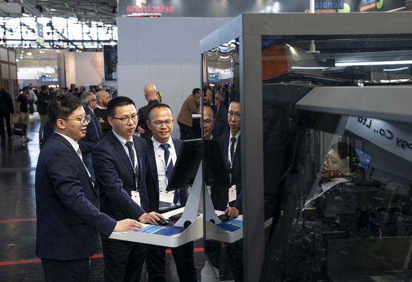2027年德国慕尼黑电子生产设备展览会Productronica展馆内部展台环境实拍