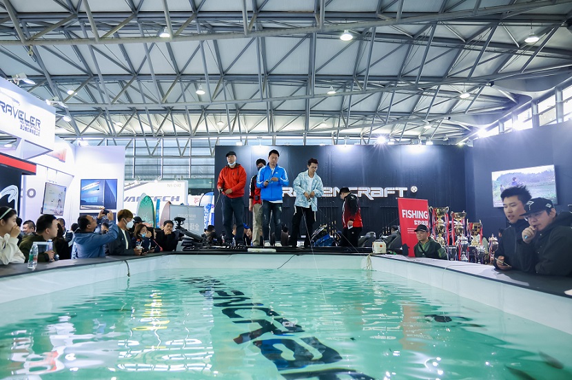 2027年上海国际路亚钓鱼及装备展览会Shanghai Lure Fishing Show展馆现场，专业观众参观实况