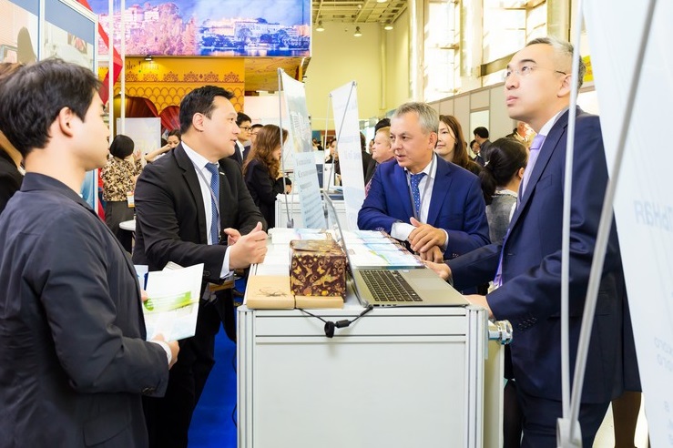 2026年哈萨克斯坦阿斯塔纳旅游展览会ASTANA TRAVEL EXPO展馆内部展台环境实拍