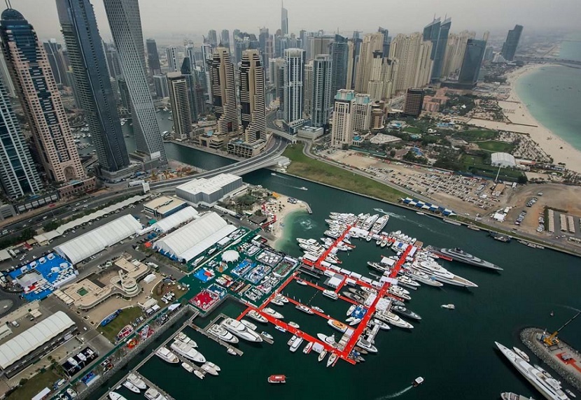 2026年中东阿联酋迪拜游艇展览会Dubai International Boat show行业机械设备展品展台实拍