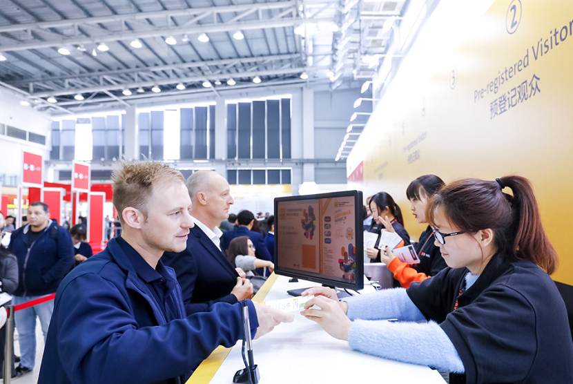 2027年中国国际地面材料及铺装技术展-上海地铺展DOMOTEX asia展馆内部展台环境实拍