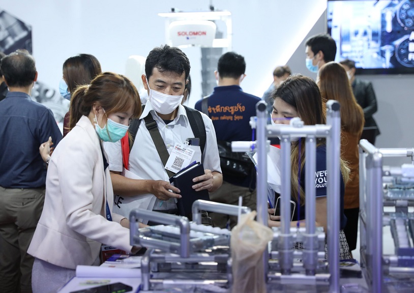 2027年泰国曼谷电子生产设备展览会NEPCON Thailand展馆内部展台环境实拍