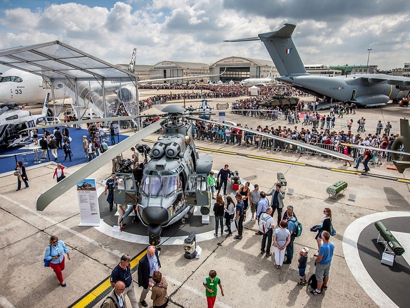 2027年法国巴黎航空航天展览会PARIS AIR SHOW展馆内部展台环境实拍