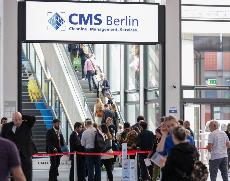 2027年德国柏林清洁用品及设备展览会CMS Berlin参展商与海外采购商展台洽谈现场