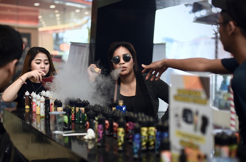 2025年印尼雅加达电子烟展览会Vape Fair展馆内部展台环境实拍