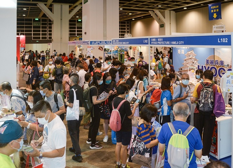 2027年香港国际旅游展览会ITE HONGKONG参展商与海外采购商展台洽谈现场