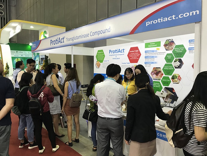 2028年越南胡志明食品配料展览会Fi Vietnam参展商与海外采购商展台洽谈现场