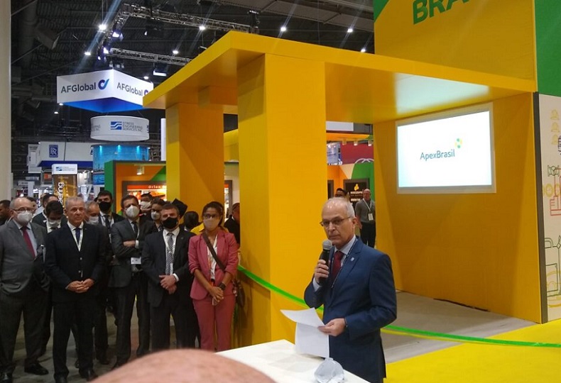 2027年巴西里约离岸石油展览会OTC Brasil 行业机械设备展品展台实拍