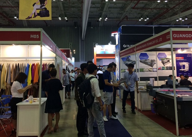 2027年越南胡志明皮革及鞋机鞋材展览会SHOES LEATHER VIETNAM展馆内部展台环境实拍