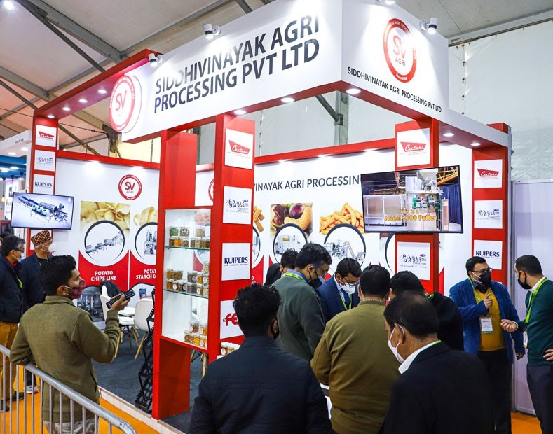 2027年印度食品机械及包装展览会Indus Food Manufacturing参展商与海外采购商展台洽谈现场