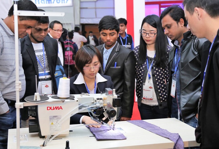 2027年孟加拉达卡缝制设备展览会GTBGARMENT TECHNOLOGY BANGLADESH展馆现场,专业观众参观实况
