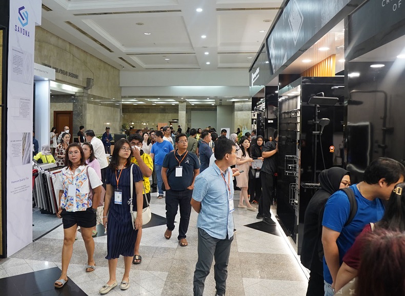 2026年印尼雅加达陶瓷展览会KERAMIKA展会现场产品演示与行业交流活动