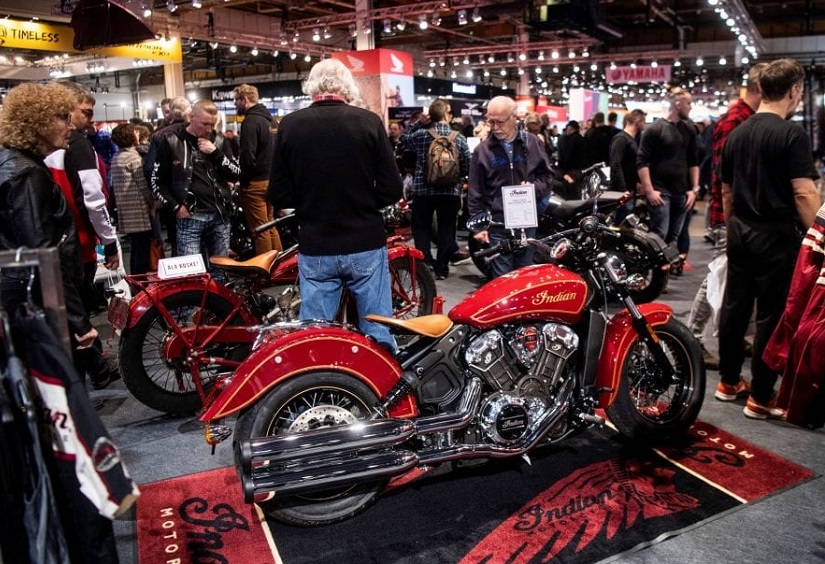 2027年芬兰摩托车展览会MP Motorcycle Show展馆现场,专业观众参观实况