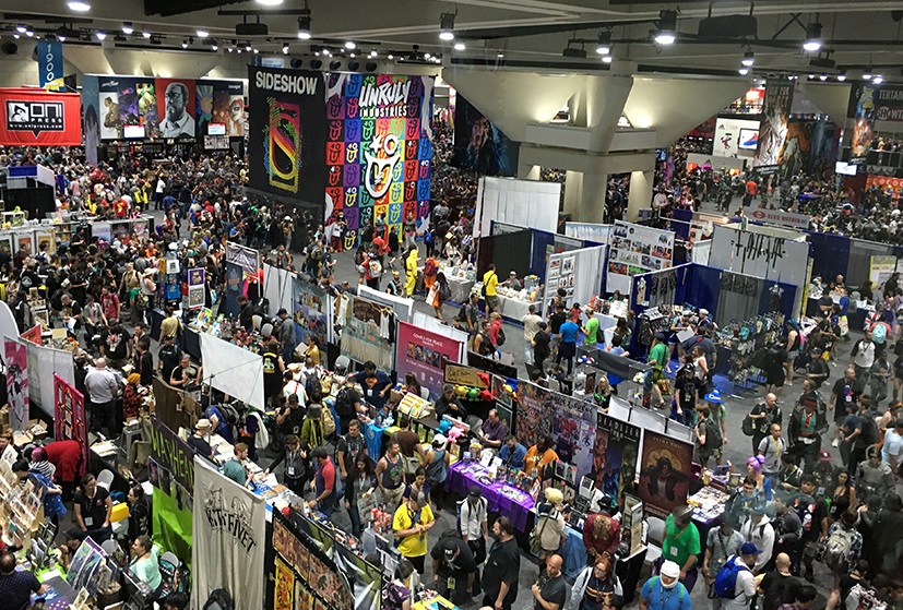 2027年加拿大温哥华动漫展览会FAN EXPO Vancouver展馆内部展台环境实拍