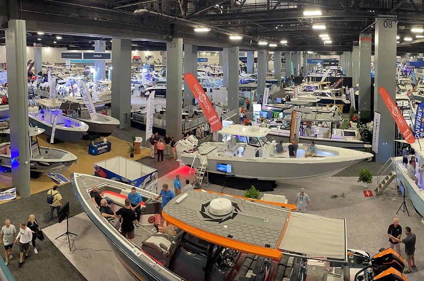2027年美国诺维游艇展览会DETROIT BOAT SHOW行业机械设备展品展台实拍