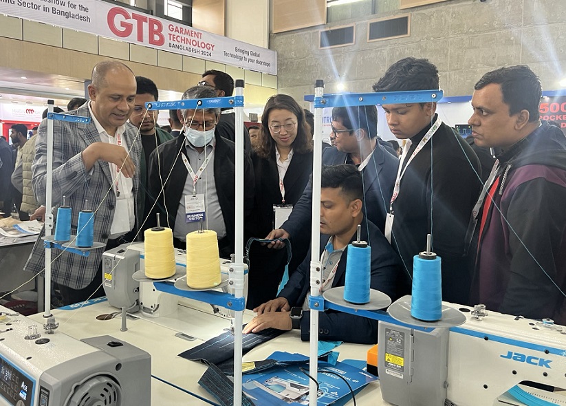 2027年孟加拉达卡缝制设备展览会GTBGARMENT TECHNOLOGY BANGLADESH行业机械设备展品展台实拍