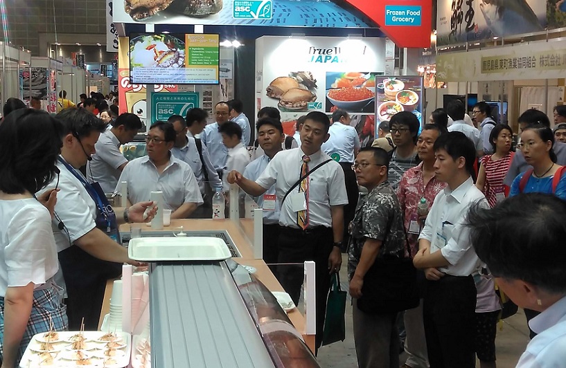 2027年日本大阪水产及渔业展览会Japan Seafood Expo展馆内部展台环境实拍