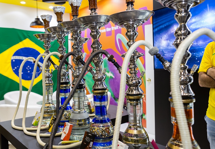 2027年中东迪拜水烟展览会World Shisha Dubai展馆现场,专业观众参观实况