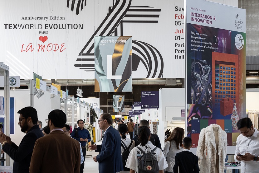 2027年法国巴黎春季服装采购展览会Apparel Sourcing Paris展馆现场，专业观众参观实况