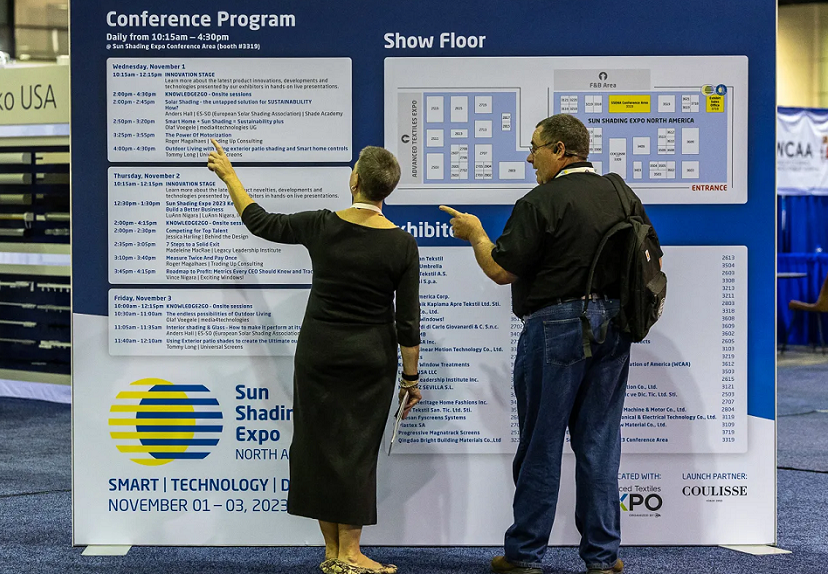 2026年美国奥兰多北美门窗遮阳及技术展览会Sun Shading Expo North America展馆现场,专业观众参观实况