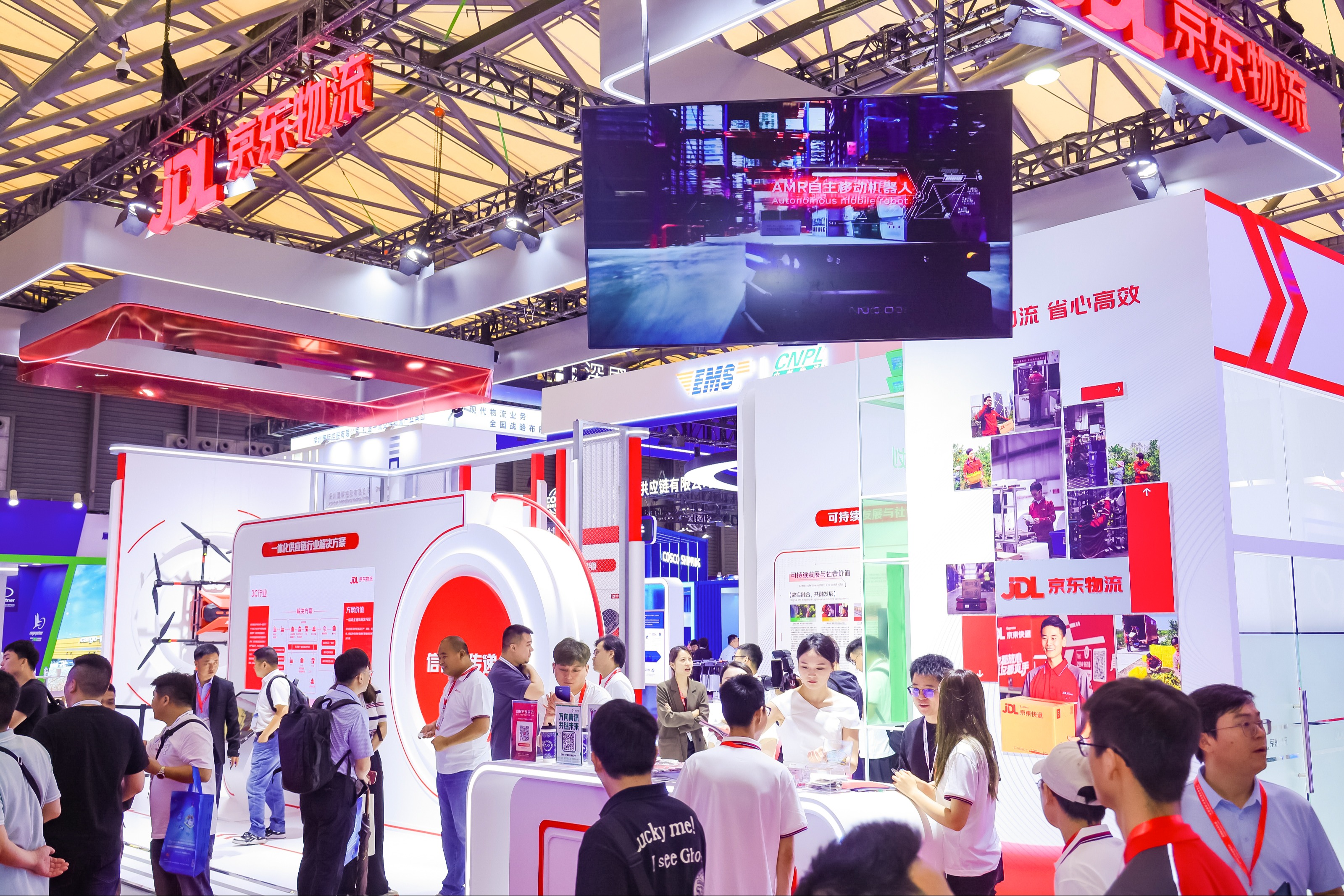 2028年上海国际航空货运展览会Air Cargo China行业机械设备展品展台实拍