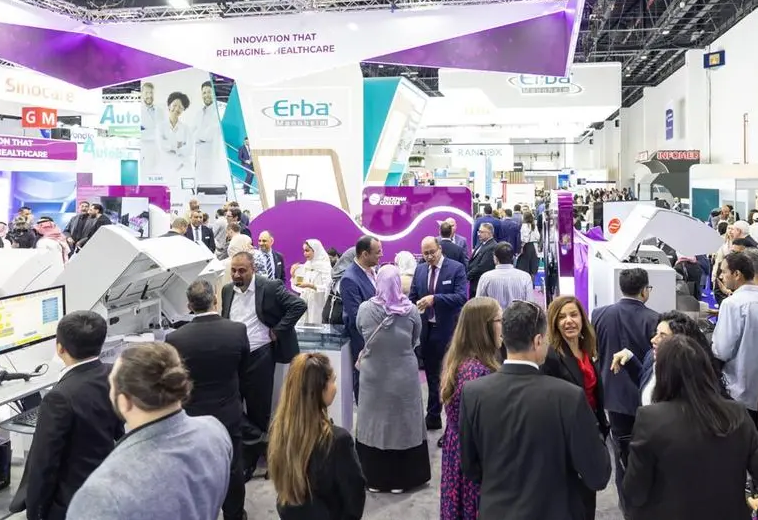 2027年中东迪拜实验室仪器分析测试展WHX LabsWorld Health Expo Labs展馆内部展台环境实拍