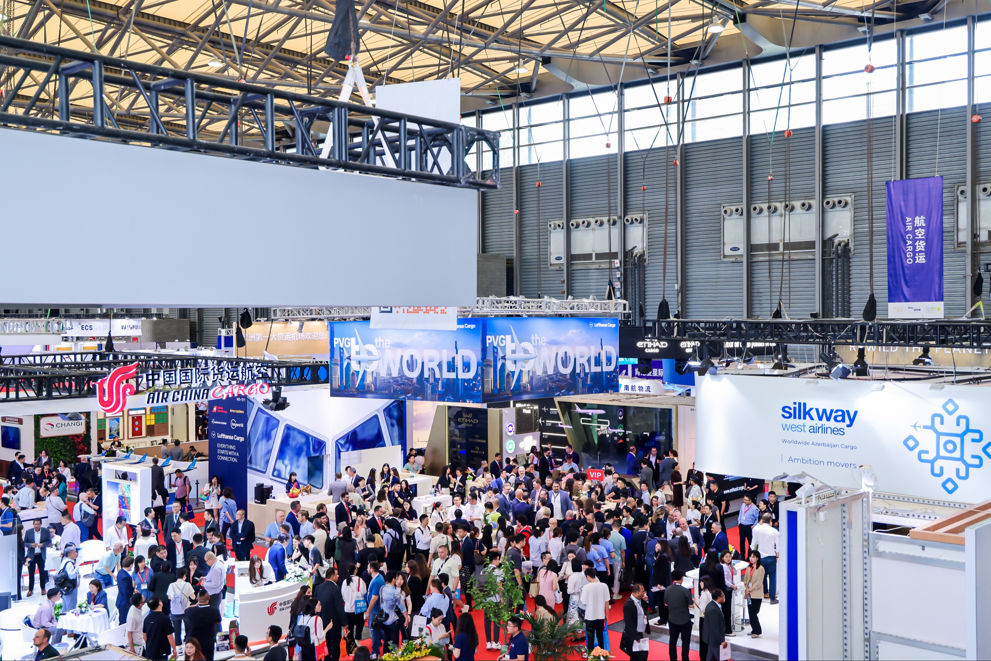 2028年上海国际航空货运展览会Air Cargo China展馆内部展台环境实拍
