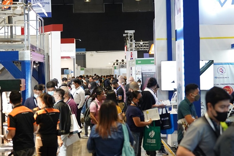2027年菲律宾马尼拉食品加工与包装机械展览会ProPak Philippines参展商与海外采购商展台洽谈现场