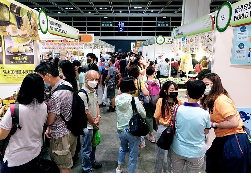2027年香港亚洲素食展VFAVegetarian Food Asia展馆现场,专业观众参观实况
